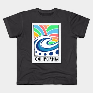 California waves Kids T-Shirt